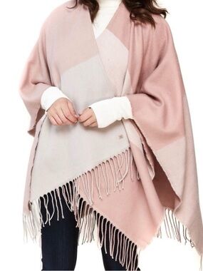 Soia & Kyo Blush Pink Knit Wrap